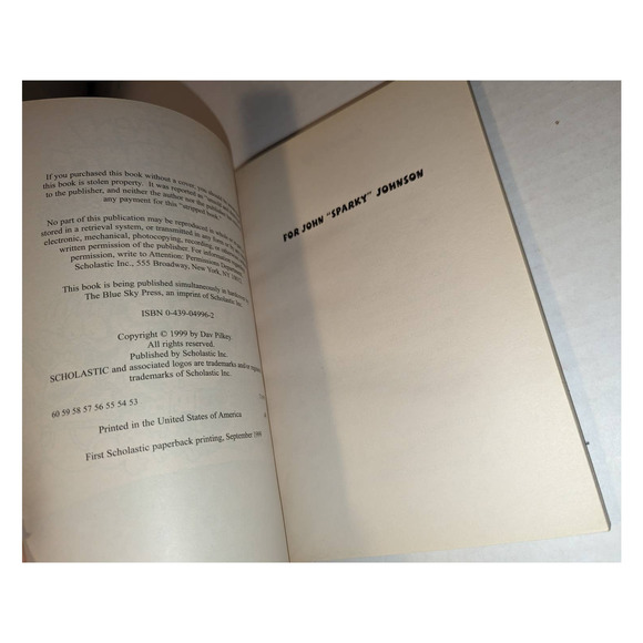 Lot 5 Captain Underpants PB Books Kids Chapter Books Dav Pilkey Nice - Picture 3 of 10